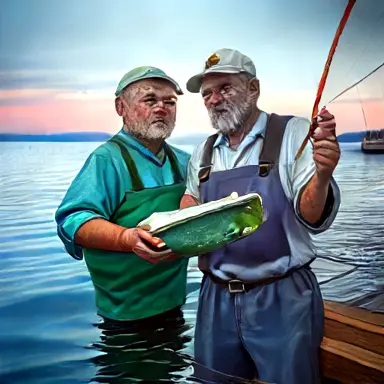 Fishermen describe we continuously work off the shelf