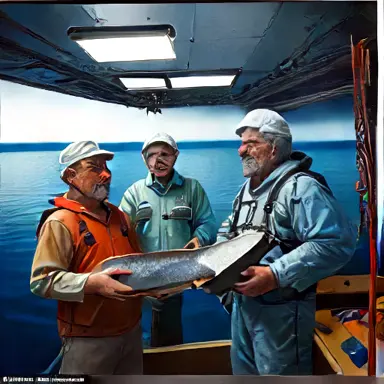Fishermen describe well into space off the shelf
