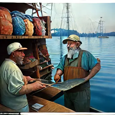 Fishermen describe what else saw off the shelf