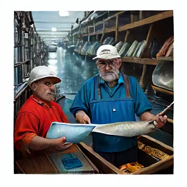 Fishermen describe while retaining records accessible off the shelf
