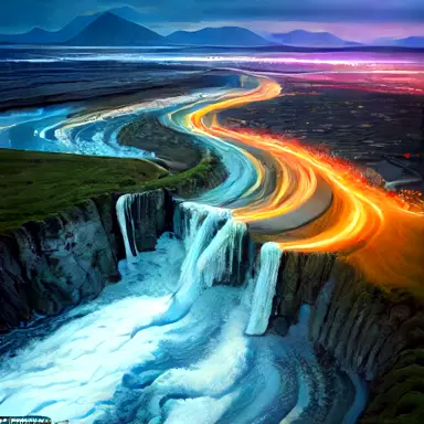 flow smoothly—at highest detected again, this time inland