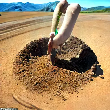grabbed dirt toss detected again, this time inland