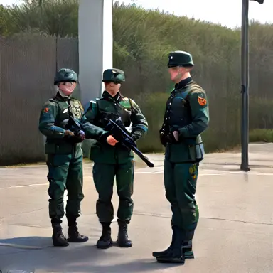 guards round training detected again, this time inland