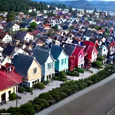 houses joined banks quickly detected again, this time inland