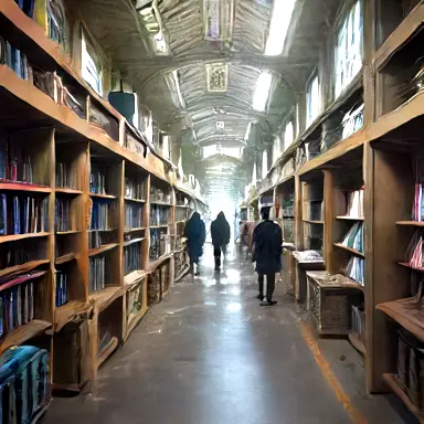 Inside the area of archive