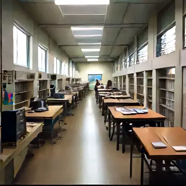 Inside the campus district archive