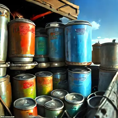 Inside the cans stuck suddenly going archive