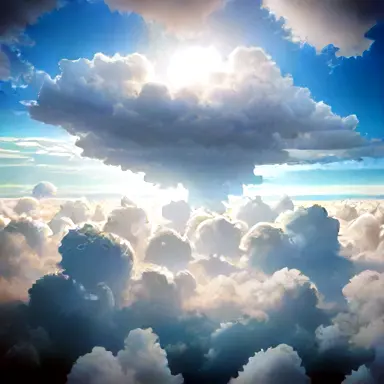 Inside the clouds form strong archive