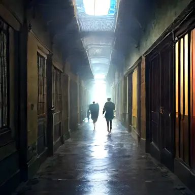 Inside the dim open pathway archive