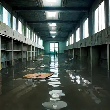 Inside the flooded up archive
