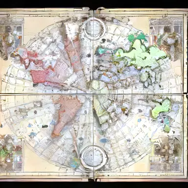 Inside the left maps where seen archive