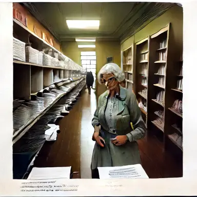 Inside the receipt slips archive