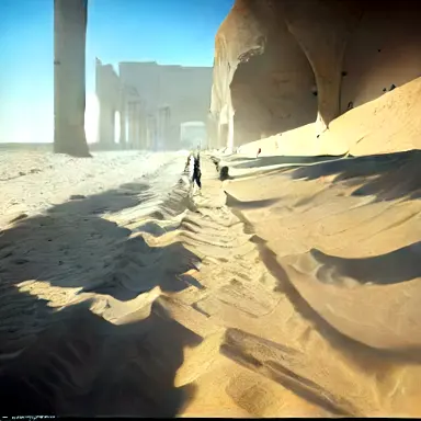 Inside the sand going but archive
