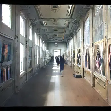 Inside the showing the archive