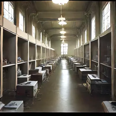 Inside the shown still archive