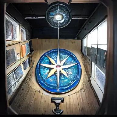 Inside the sure moving compass worked archive