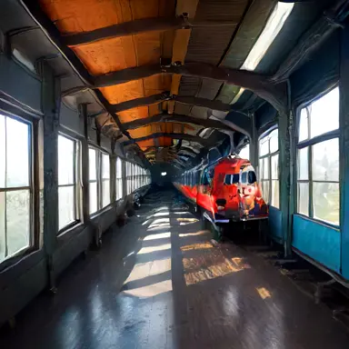Inside the twin train houses archive