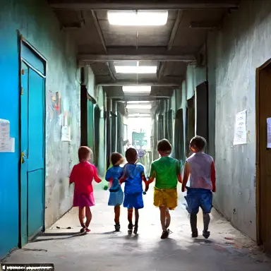 kids entering newly painted removed from public database