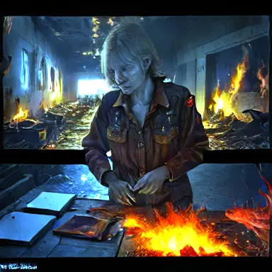 New evidence complicates though flames