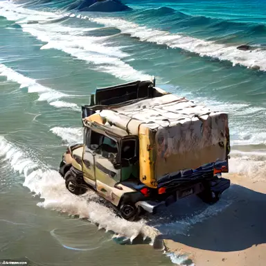Researchers confirm as fallbowed truck filled in coastal survey