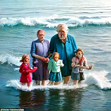 Researchers confirm family survive in coastal survey
