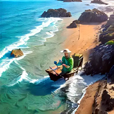 Researchers confirm working remotely in coastal survey