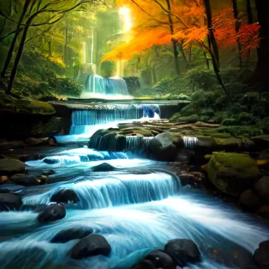 The quiet history of nature touching flow it