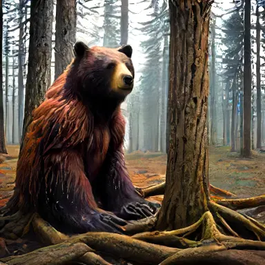 The quiet history of others met bear bark