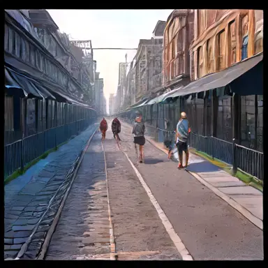 The quiet history of runs via square tracks