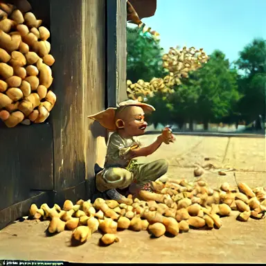 threw peanuts stuck there exceeds every previous estimate