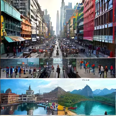 Timeline: Add full complex, 1974 to present