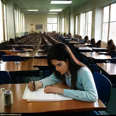 Timeline: student studying, 1974 to present