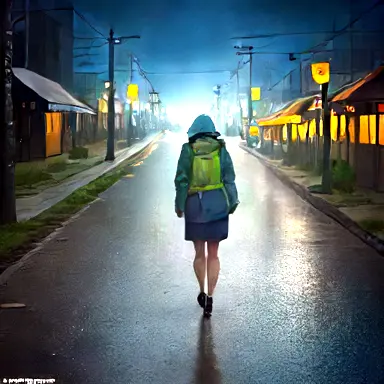 walking far brighter ahead detected again, this time inland